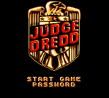 Заставка игры Judge Dredd